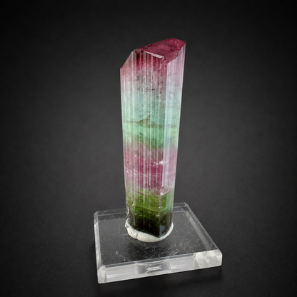 Multicolor Tourmaline Crystal from Paprok Afghanistan, 54 gram