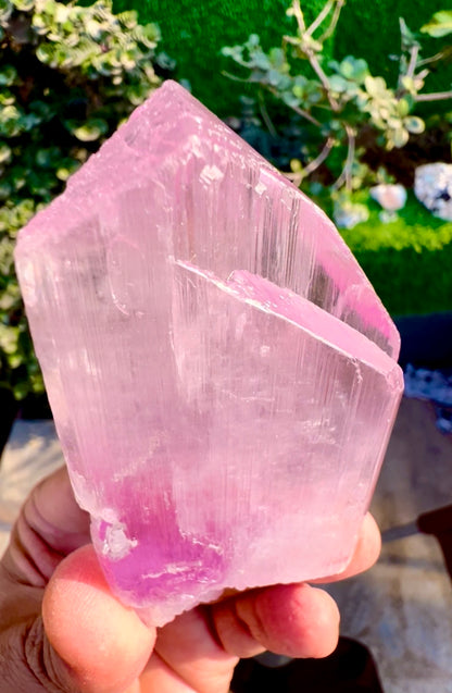 Pink Kunzite Crystal from Afghanistan, 160 gram