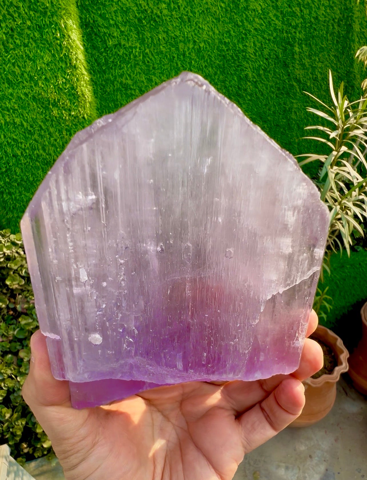 Pink Kunzite Crystal from Afghanistan, 854 gram