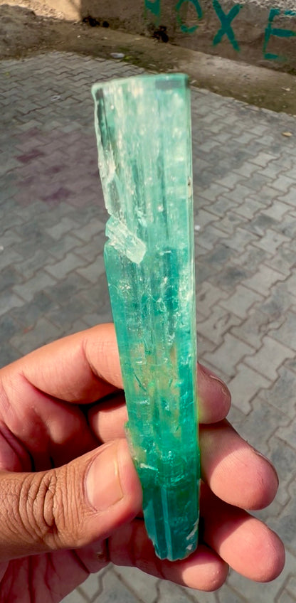 Vanadium Beryl , Nigerian Emerald, 58 gram