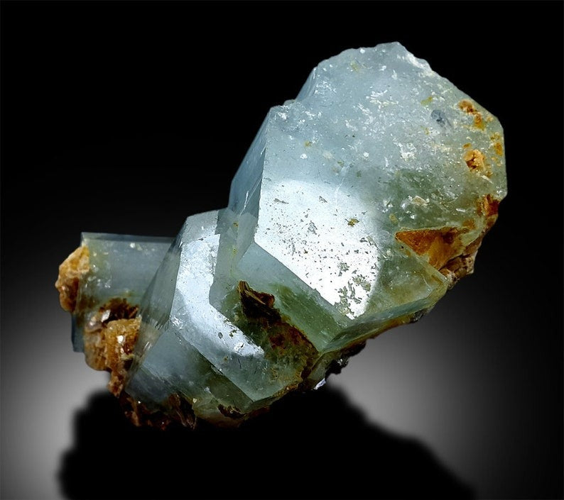 Aquamarine Crystal, Aquamarine Specimen, Natural Aquamarine, Aquamarine Cluster, Mineral Specimen from Chumar Bakhoor Pakistan, 560g