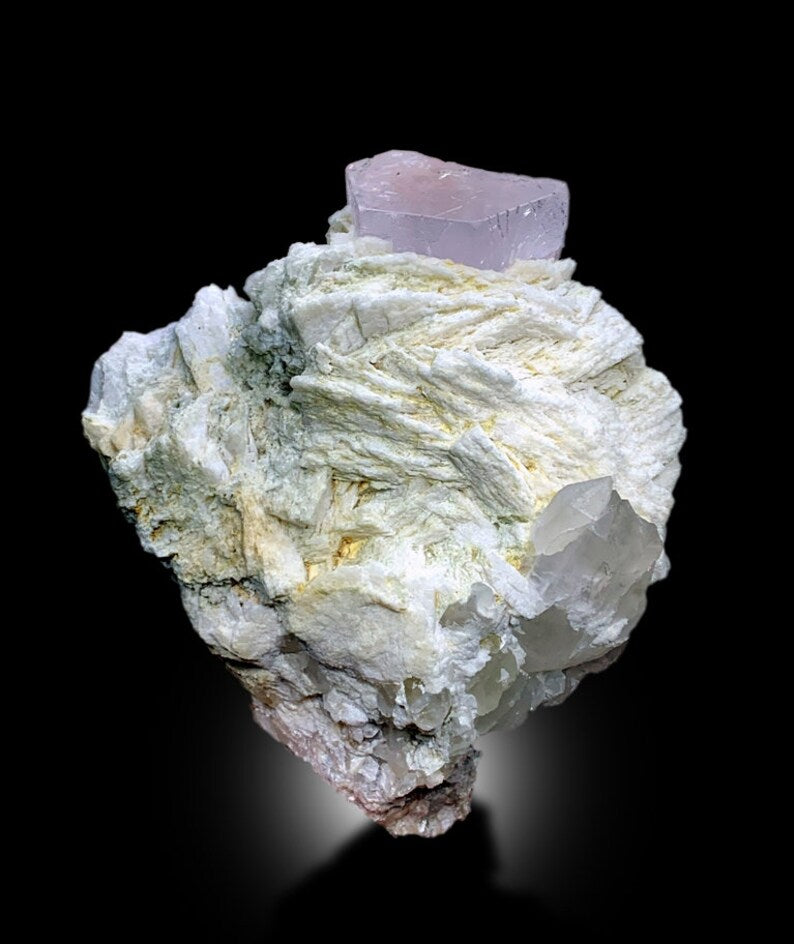 Pink Morganite Specimen with Albite and Quartz from Dara e Pech Afghanistan, 2640 g