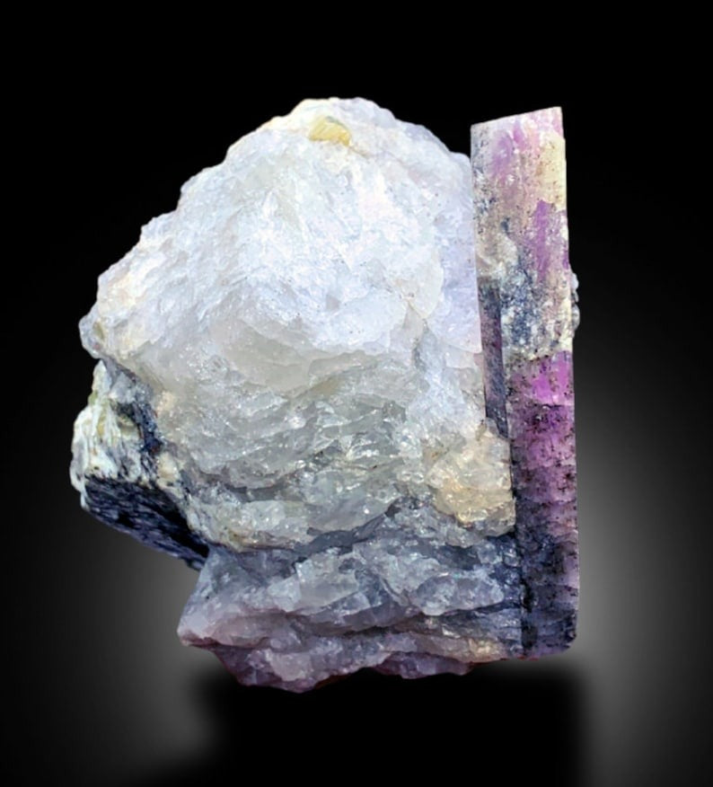 Kunzite Specimen, Pink Kunzite Crystal With Quartz, Mineral Specimen, Terminated Kunzite, Raw Kunzite, Kunzite From Afghanistan - 1291 gram