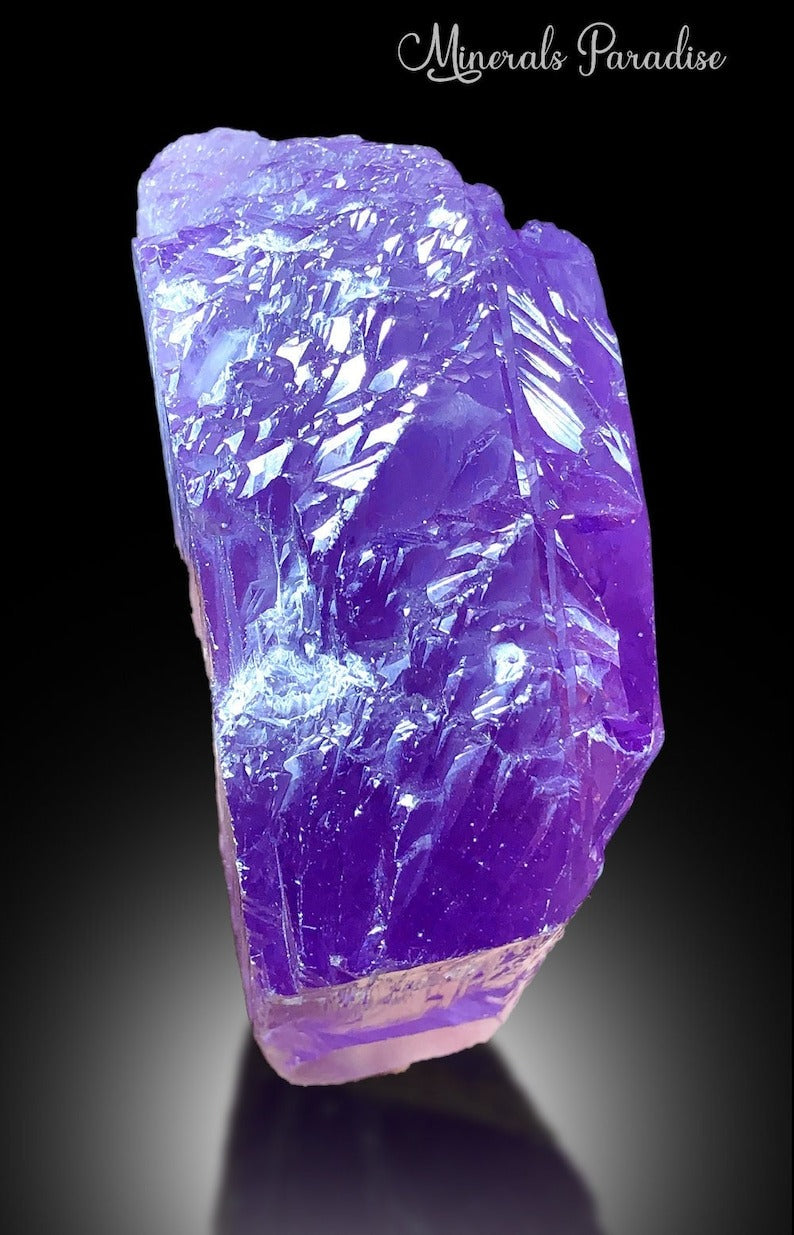 Natural Kunzite Crystal with Complex Terminations from Nuristan Afghanistan - 330 g