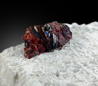 Red Tantalite with Microlite on Feldspar, Tantalite Crystal, Tantalite Stone, Mineral Specimen from Afghanistan - 1419 g