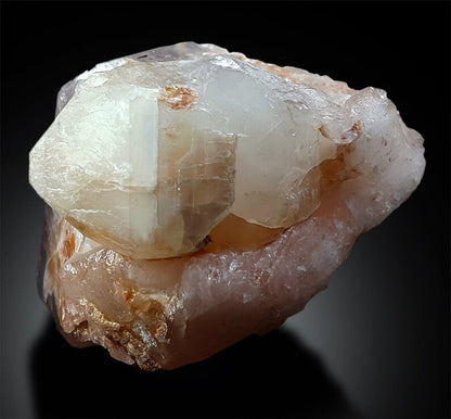 Morganite Crystal with Pink Tourmaline, Natural Morganite Specimen, Tourmaline Crystal, Mineral Specimen, Morganite Tourmaline Specimen,811g