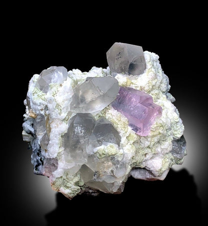 Pink Morganite Specimen, Morganite Crystal with Quartz Crystals and Albite, Morganite Specimen, Raw Morganite, Mineral Specimen, 1115 g
