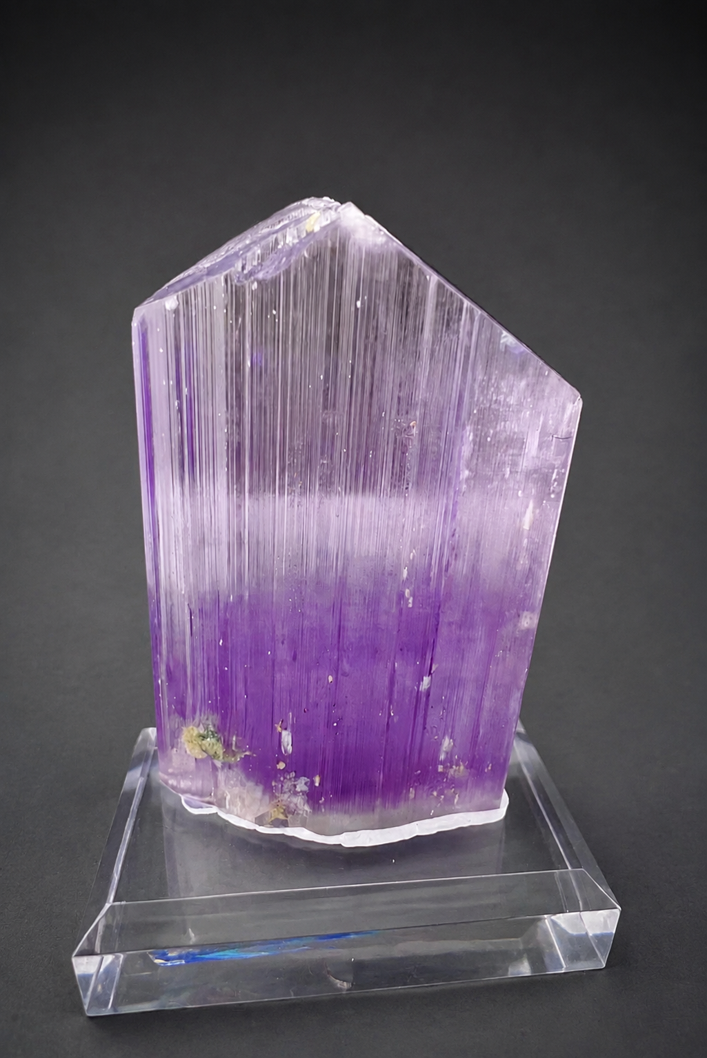 Natural Pink Kunzite Crystal with a custom base from Afghanistan, 1080 gram