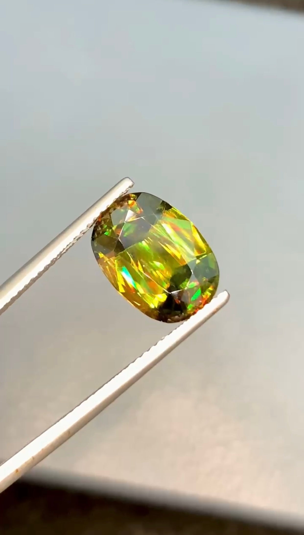 Top Quality Oval Cut Titanite Sphene Gemstone, Sphene Faceted Cut Stone, Loose Gemstone, Jewelry Making - 6.30 CT