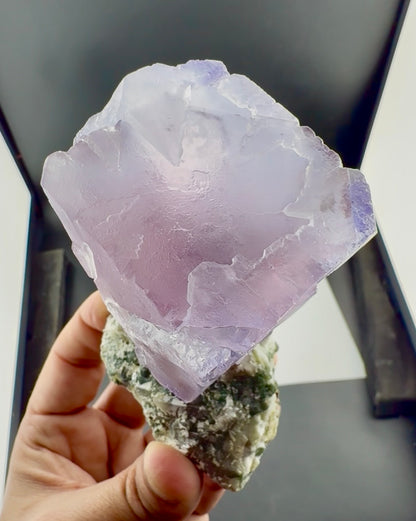 Fluorite on matrix from Afghanistan, 378 gram