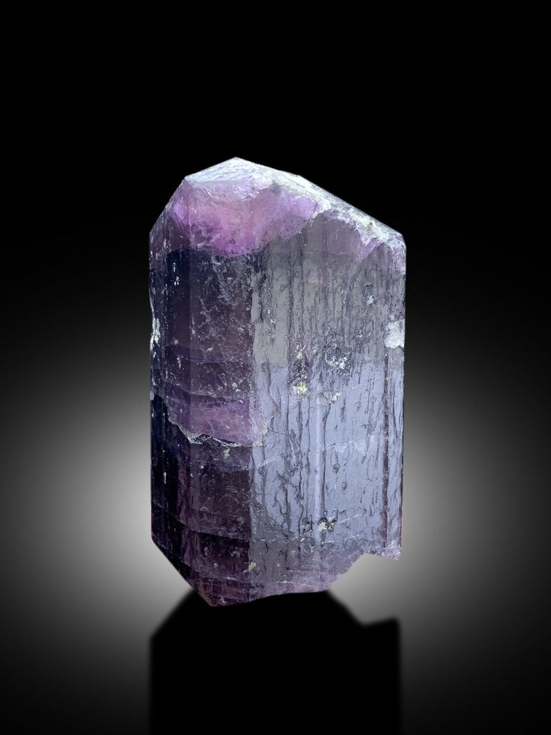Rich Purple Color Scapolite Crystal, Scapolite Stone, Scapolite Specimen, Raw Mineral, Scapolite from Afghanistan - 394 gram
