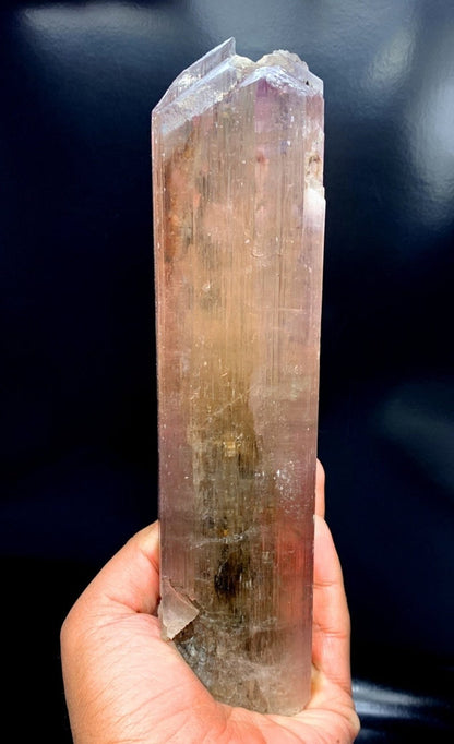 Natural Pink Color Double Terminated Kunzite Crystal, Kunzite Gemstone, Kunzite Specimen, Kunzite Crystal from Afghanistan - 1345 gram