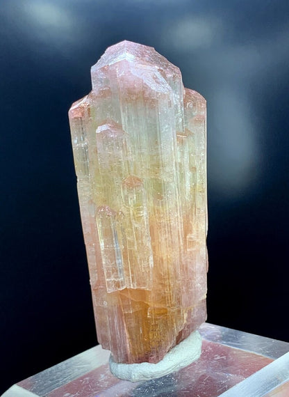 Tourmaline Crystal, Bicolor Tourmaline, Terminated Tourmaline, Tourmaline Gemstone, Tourmaline Crystal From Afghanistan - 63 Gram