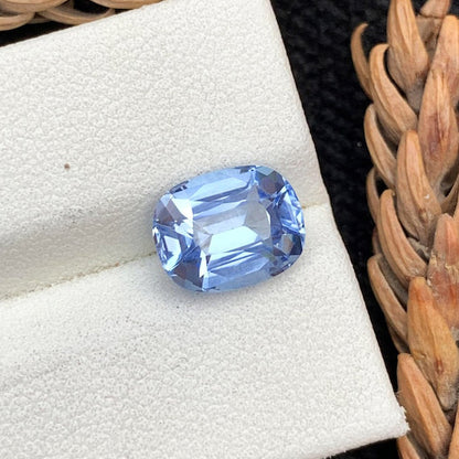 Santa Maria Blue Aquamarine Gemstone For Ring, Loose Aquamarine Ring Stone, Natural Aquamarine Stone, Faceted Aquamarine Loose Stone, 2.7 CT
