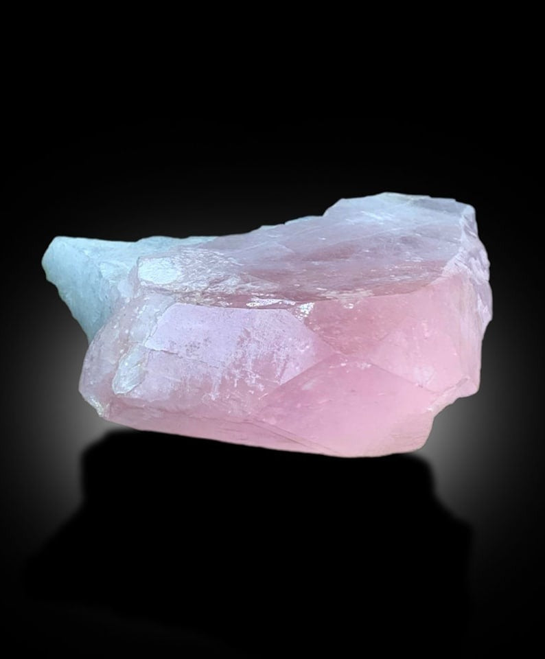 Terminated Natural Pink Morganite Crystal from Dara e Pech Afghanistan, 440 gram