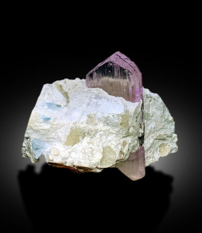Pink Kunzite Specimen, Pink Kunzite crystal on matrix, Natural Kunzite, Kunzite stone, Mineral Specimen, Raw Kunzite, Raw Gemstone, 466 gram