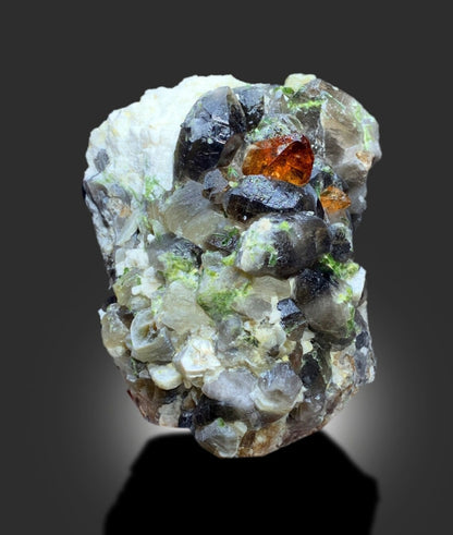 Topaz Crystals with Tourmalines, Herderite Crystals, Smoky Quartz Crystals, Crystal Cluster, Topaz Specimen, Tourmaline Cluster, 4377 g