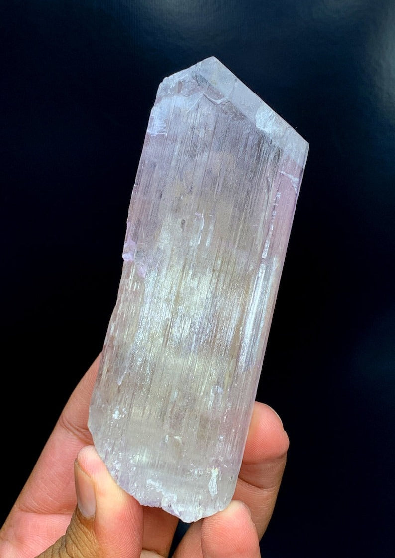 Kunzite Crystal, Pink Kunzite, Terminated Kunzite, Kunzite Gemstone, Crystal Specimen, Kunzite Crystal From Afghanistan - 279 Gram