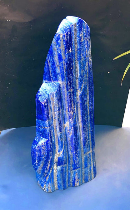 Lapis Lazuli Tumble , Huge Lapis Lazuli Free form tumble Made in Afghanistan, Real Blue Ultramarine, Handmade NO dye Lapis Tumble Home Decor