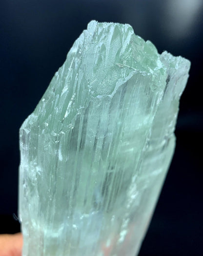Bicolor Kunzite Crystal, Natural Kunzite, Kunzite Gemstone, Green Kunzite, Raw Kunzite, Kunzite Crystal From Afghanistan - 535 Gram