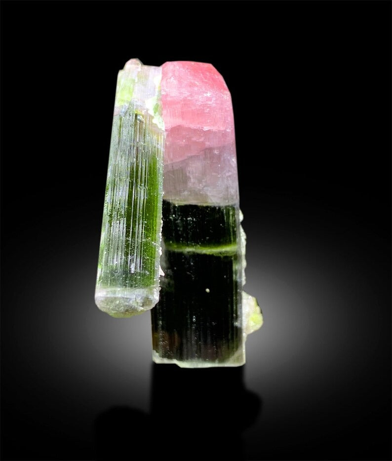 Bicolor Tourmaline Crystal, Tourmaline Specimen, Watermelon Tourmaline, Tourmaline Gemstone, Tourmaline stone, tourmaline for sale, 27 g