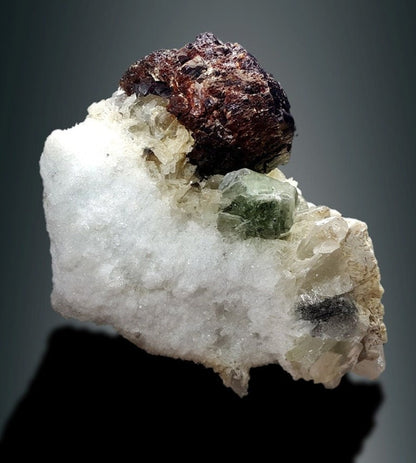 Tantalite Pollucite Apatite Combo Specimen from Kunar Afghanistan - 591 gram , 94*82*82 mm