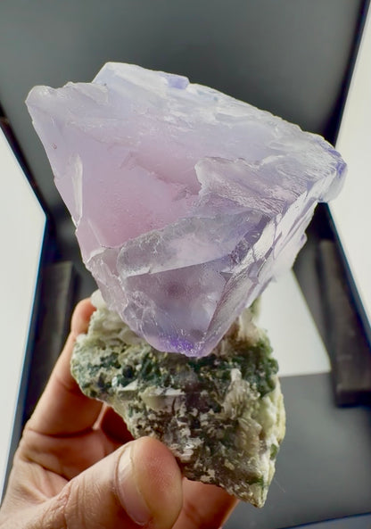 Fluorite on matrix from Afghanistan, 378 gram