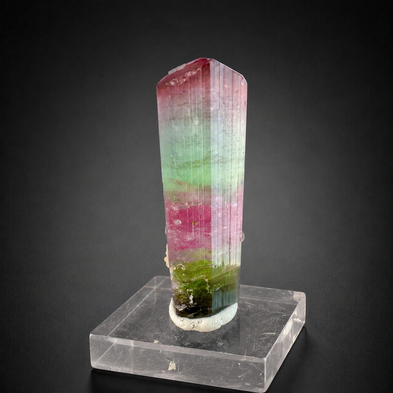 Multicolor Tourmaline Crystal from Paprok Afghanistan, 54 gram