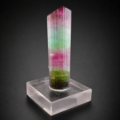 Multicolor Tourmaline Crystal from Paprok Afghanistan, 54 gram