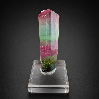 Multicolor Tourmaline Crystal from Paprok Afghanistan, 54 gram