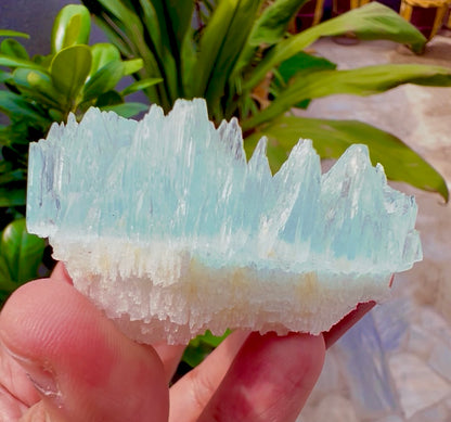 AquaMorganite etched Crystal from Pakistan, 58 gram