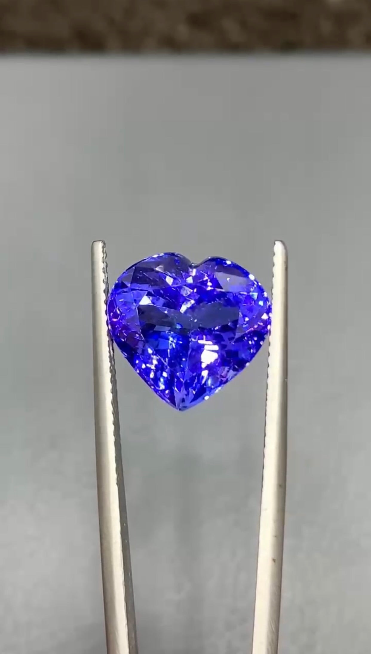 Tanzanite Gemstone, Flawless Loupe Clean, Tanzanite Loose Stone, Tanzanite Jewelry, Perfect Heart Shape Tanzanite Stone, 11.88 cts