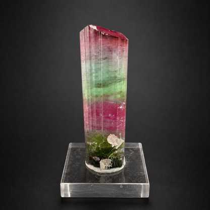 Multicolor Tourmaline Crystal from Paprok Afghanistan, 54 gram