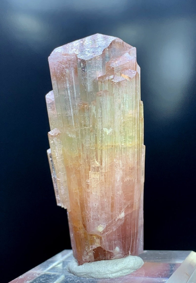 Tourmaline Crystal, Bicolor Tourmaline, Terminated Tourmaline, Tourmaline Gemstone, Tourmaline Crystal From Afghanistan - 63 Gram
