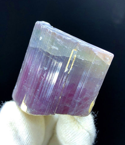 Natural Bicolor Tourmaline Crystal, Raw Mineral, Tourmaline Gemstone, Tourmaline Crystal from Paproke Afghanistan - 58 gram