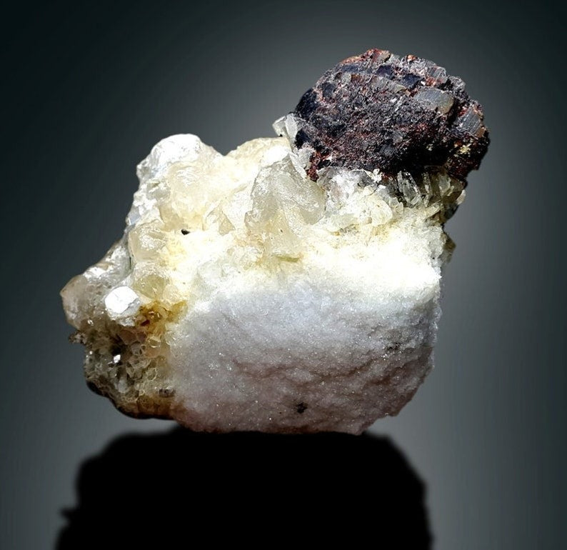 Tantalite Pollucite Apatite Combo Specimen from Kunar Afghanistan - 591 gram , 94*82*82 mm