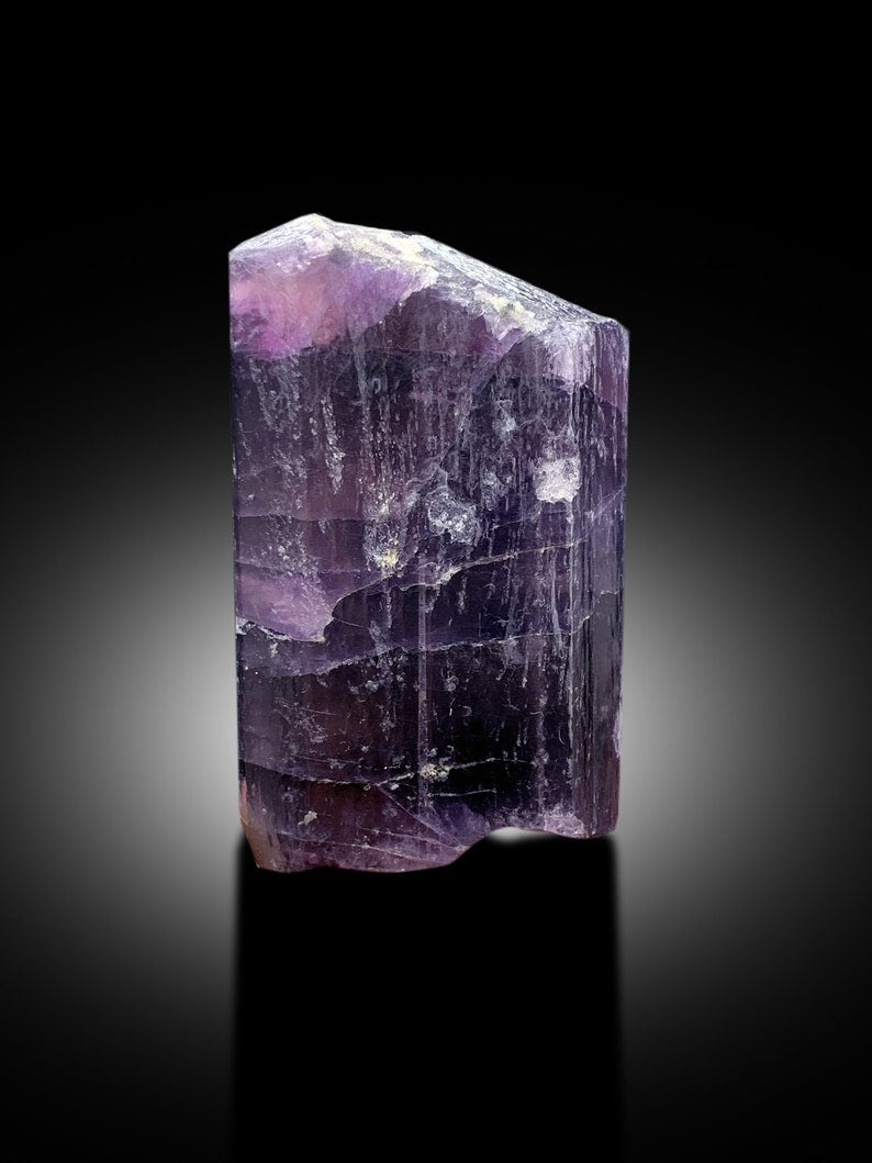 Rich Purple Color Scapolite Crystal, Scapolite Stone, Scapolite Specimen, Raw Mineral, Scapolite from Afghanistan - 394 gram