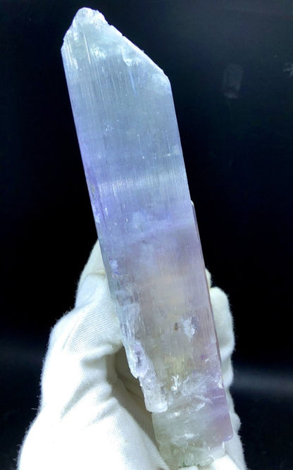 Bicolor Kunzite Crystal, Natural Kunzite, Kunzite stone, Pink Kunzite, Kunzite for sale, Raw Kunzite, Mineral Specimen, Healing Stone, 679g