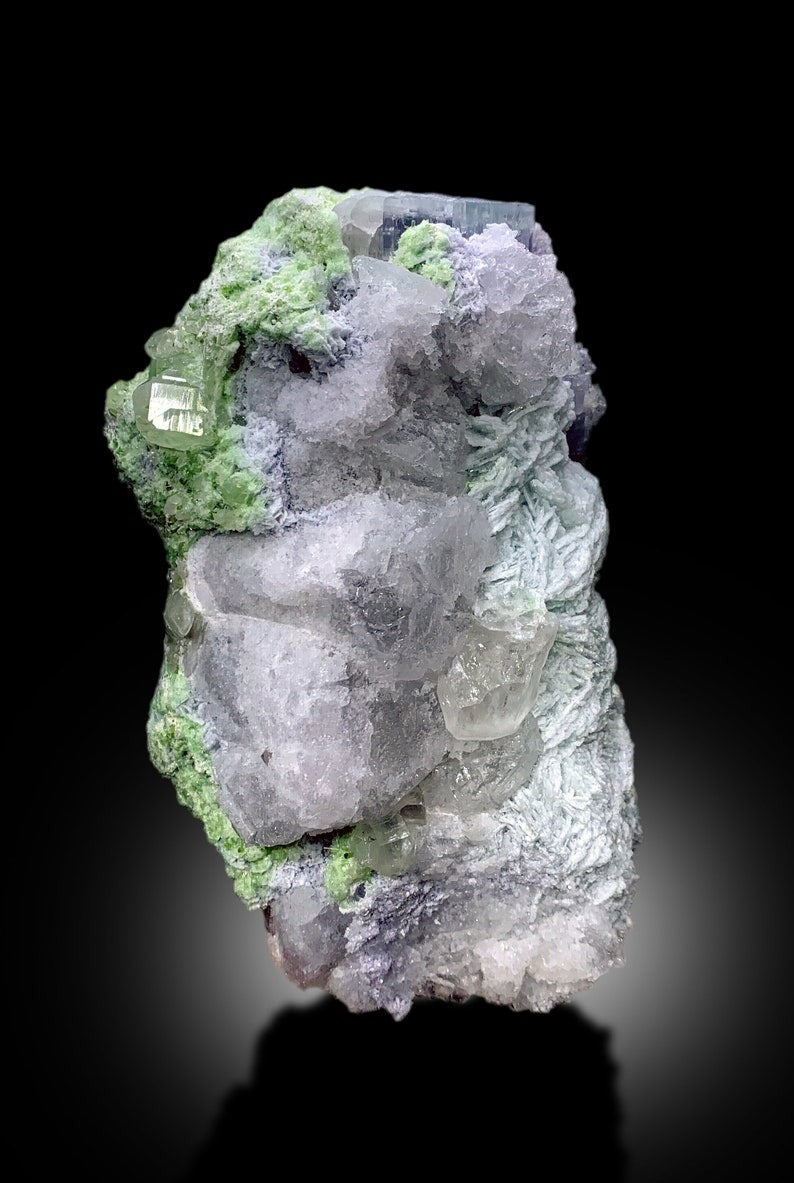 Pollucite With Kunzite, Tourmalines, Cleavlandite Albite and Quartz Mineral Specimen From Afghanistan - 2807 gram