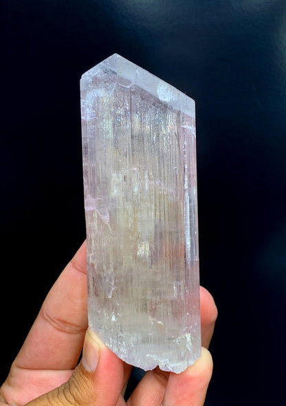 Kunzite Crystal, Pink Kunzite, Terminated Kunzite, Kunzite Gemstone, Crystal Specimen, Kunzite Crystal From Afghanistan - 279 Gram