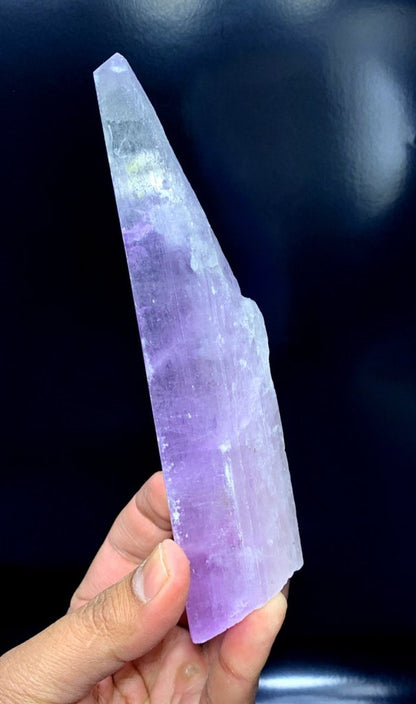 V Shape Terminated Bicolor Kunzite Crystal, Raw Mineral, Crystal Specimen, Kunzite Gemstone, Kunzite Crystal from Afghanistan - 363 gram
