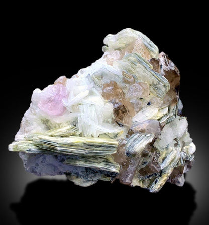 Natural Pink Morganite with Smoky Quartz, Mica and Albite, Morganite Specimen, Morganite from Dara e Peech Afghanistan - 2027 gram