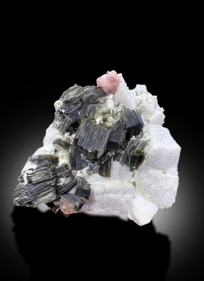 Pink Apatite With Star Mica and Feldspar Mineral Specimen From Skardu Pakistan - 1207 gram