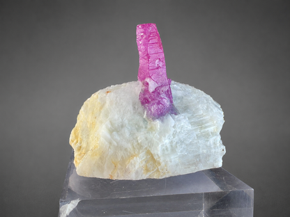 Natural Ruby Crystal on Matrix from Jegdalek Afghanistan – Collector Mineral Specimen, 47 gram