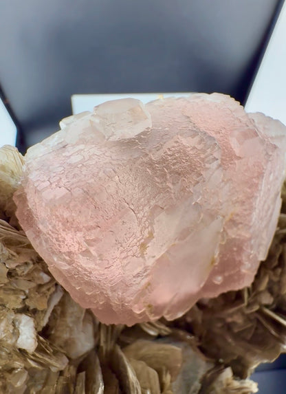 Pink Fluorite with Mica from Pakistan, 1619 gram