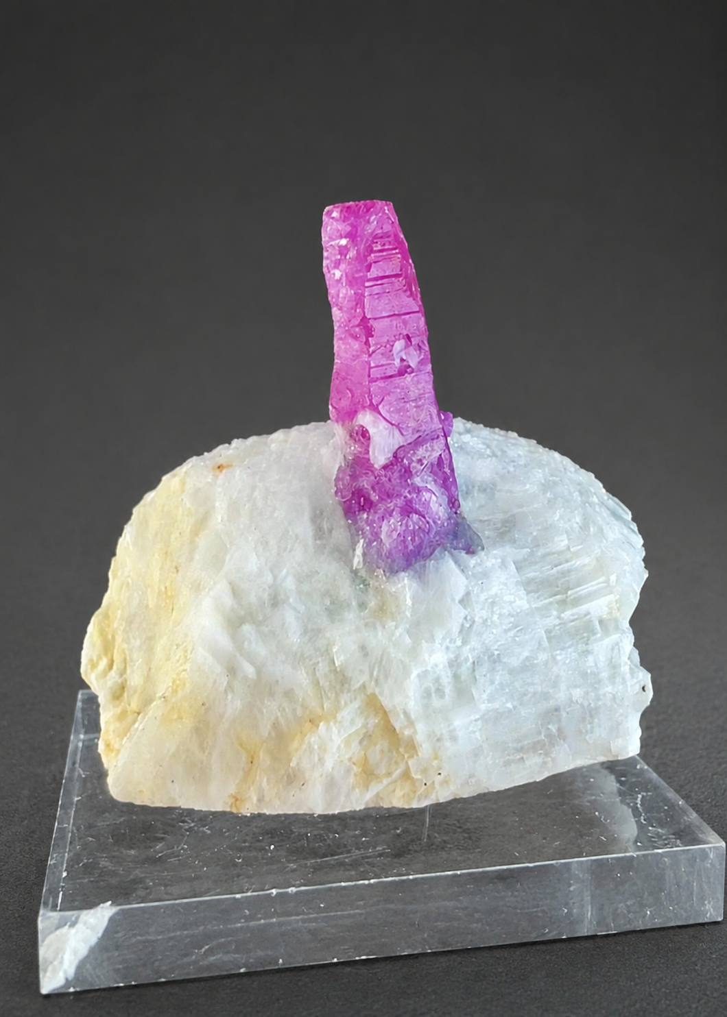 Natural Ruby Crystal on Matrix from Jegdalek Afghanistan – Collector Mineral Specimen, 47 gram