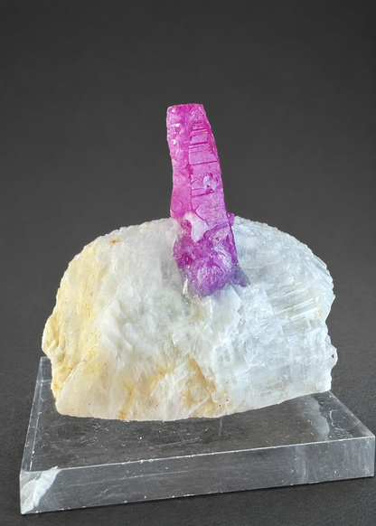 Natural Ruby Crystal on Matrix from Jegdalek Afghanistan – Collector Mineral Specimen, 47 gram