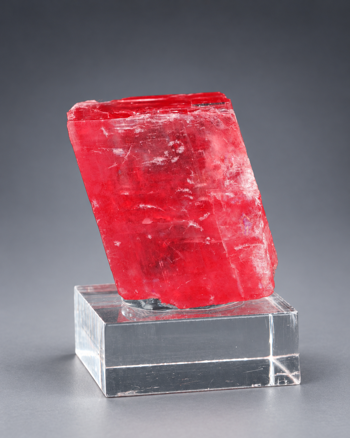 Cherry Red Rhodochrosite Crystal – Sweet Home Mine, Colorado, USA