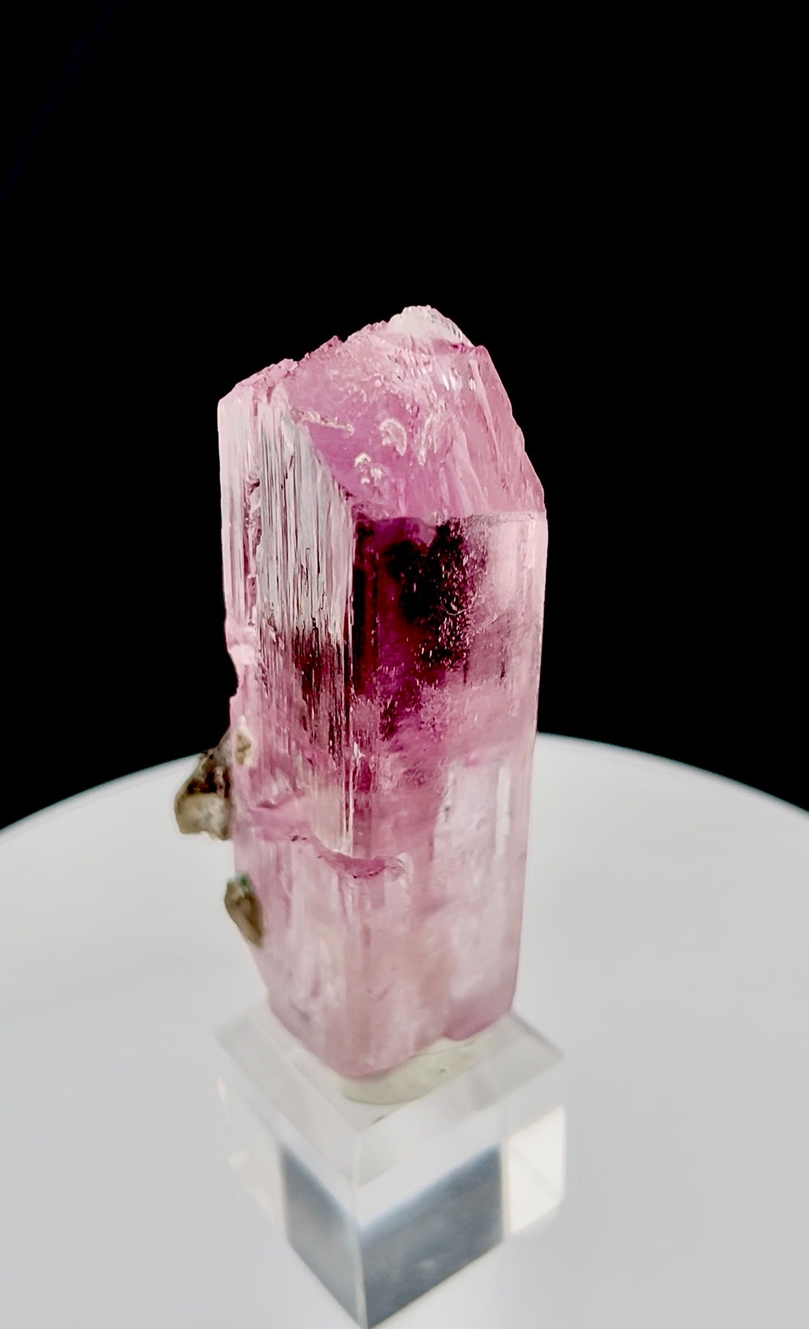 Pink Kunzite with Smoky Quartz from Afghanistan, 88 gram
