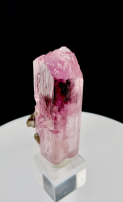 Pink Kunzite with Smoky Quartz from Afghanistan, 88 gram